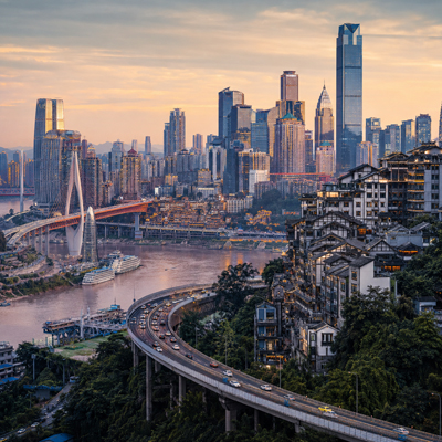 AI vision of Chongqing